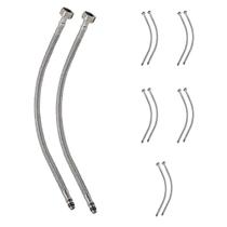 Engate Monocomando Rabicho 80cm Mangueira Par Misturador Kit 5 Unidades Flexivel Torneira Pia Cozinha Banheiro Agua Quente Fria Engate Monocomando Rabicho 80cm Mangueira Par Misturador Kit 5 Unidades Flexivel Torneira Pia Cozinha Banheiro Agua Quente Fria
