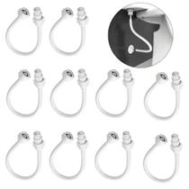 Engate Pvc Flexível Mangueira Descarga 40 Cm Branco 10 Un