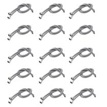 Engate Rabicho 80cm Par Misturador Kit 15 Unidades Monocomando Mangueira Flexivel Torneira Pia Banheiro Cozinha Agua Quente Fria Engate Rabicho 80cm Par Misturador Kit 15 Unidades Monocomando Mangueira Flexivel Torneira Pia Banheiro Cozinha Agua Quente Fria