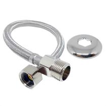 Engate Rabicho Flexível Inox 1/2 X 60cm Cromado