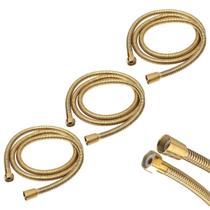 Engate Rabicho Kit 3 Uni Ducha Higienica Chuveiro 1 Metro e 20cm Banheiro Hidraulica Mangueira Pia Lavabo Sanitario Engate Rabicho Kit 3 Uni Ducha Higienica Chuveiro 1 Metro e 20cm Banheiro Hidraulica Mangueira Pia Lavabo Sanitario