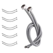 Engate Rabicho Mangueira 80cm Monocomando Kit 5 Unidades Flexivel Torneira Misturador Agua Quente Fria Pia Banheiro Cozinha Engate Rabicho Mangueira 80cm Monocomando Kit 5 Unidades Flexivel Torneira Misturador Agua Quente Fria Pia Banheiro Cozinha