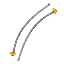 Engate Rabicho Mangueira Flexivel Par Conexao Femea Misturador Monocomando Agua Fria Quente Torneira Pia Cozinha Banheiro Lavabo