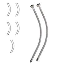 Engate Rabicho Monocomando Misturador 80cm Kit 5 Unidades Par Flexivel Mangueira Torneira Agua Quente Fria Par Banheiro Cozinha Engate Rabicho Monocomando Misturador 80cm Kit 5 Unidades Par Flexivel Mangueira Torneira Agua Quente Fria Par Banheiro Cozinha