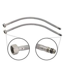 Engate Rabicho Monocomando Misturador Par Grande 80cm Flexível Mangueira Comprido Torneira Água Quente Fria Par Banheiro Cozinha Engate Rabicho Monocomando Misturador Par Grande 80cm Flexível Mangueira Comprido Torneira Água Quente Fria Par Banheiro Cozinha