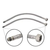 Engate Rabicho Par 80cm Monocomando Mangueira Grande Misturador Flexível Comprido Torneira Água Quente Fria Par Banheiro Cozinha