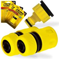 Engate Rápido 1/2 Para Mangueira 1 Macho E 2 Femea Beltools