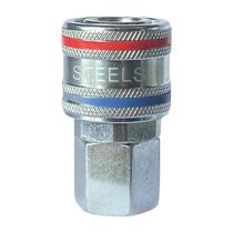 Engate Rápido Aço Para Ar Rosca 1/4 Npt Fêmea