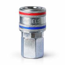 Engate Rápido Aço Para Ar Rosca 1/4 Npt Fêmea