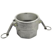 Engate Rápido Aluminio 3 Pol Tipo A Com Rosca Interna