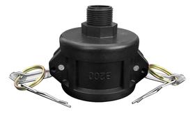 Engate Rápido Camlock 2 x 3/4 Polegadas Polipropileno Tipo B Acoplamento Mangueira Bomba Agrícola Industrial