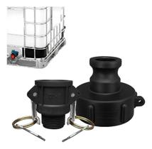 Engate Rápido Camlock 2x1 Pol Kit Para Container Ibc 1000l