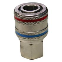 Engate Rápido de Ar 1/4 NPT Fêmea em Metal