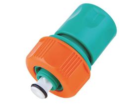 Engate rapido em plastico com aquastop para mangueira de 5/8 e 3/4 tramontina