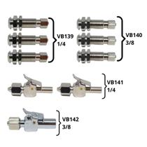 Engate Rápído Fêmea 1/4 e 3/8 Macho 1/4 e 3/8 (Kit 9)