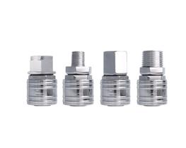 Engate Rapido P/Ar Comp Zamak Crom Rosca Macho 1/4equot 10401E Engate Rapido P/Ar Comp Zamak Crom Rosca Macho 1/4equot 10401E