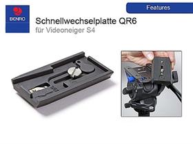 Engate Rápido Plate Para Cabeça Benro S4 E S6