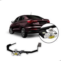 Engate Reboque Fixo Fiat Cronos Drive/GSR 2018-2025 Proteção em Aço com Tração Máxima de 400kg