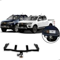 Engate Reboque Fixo Mult Chevrolet S10 2012-2023 Proteção em Aço com Tração Máxima de 1000kg