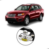 Engate Reboque Fixo Mult Santa Fé GLS 2008-2013 Proteção em Aço com Tração Máxima de 700kg
