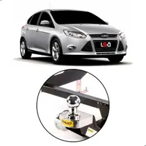 Engate Reboque Mult Ford Focus Hatch Todas Versões 2014-2015 500Kg Aço Maciço Sem Furar o Carro