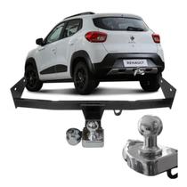 Engate Renault Kwid 2017 a 2025 Atos Reboque Rabicho Protetor