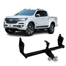 Engate S-10 2012 até 2020 Tração 1500kg, Bola Cromada 50mm Cromada Braconi GM-69 Engate S-10 2012 até 2020 Tração 1500kg, Bola Cromada 50mm Cromada Braconi GM-69