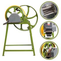 Engenho Caldo Cana Moenda Garapeira B120 Aço Inox Botini Sem Motor Máquina Manual Moer Moedor Garapa