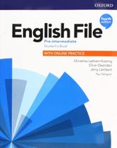 English file pre intermediate students book with online practice 4 ed - OXFORD