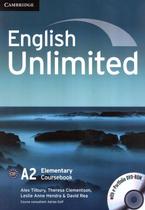 English unlimited elementary cb with dvd-rom - 1st ed - CAMBRIDGE UNIVERSITY