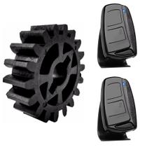 Engrenagem 18 Dentes para Motor Deslizante RCG 2 Controle Portao Alarme 2 Canais Engrenagem 18 Dentes para Motor Deslizante RCG 2 Controle Portao Alarme 2 Canais