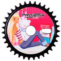 Engrenagem Coroa 36 Dentes P/ Bicicleta Com Adesivo- Projema