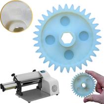 Engrenagem Helicoidal 32 Dentes Nylon P Cilindro Anodilar