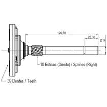 Engrenagem planetária Volkswagen 8-150 E 2003 a 2011 UNIFAP