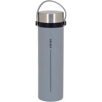 ENJOY GARRAFA TÉRMICA 23x6x6cm 450ml INOX CINZA PAREDE DUPLA