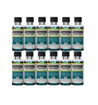 Enjuague Bucal Antiséptico Listerine Cool Mint 95 mL Tamaño de Viaje x12 Enjuague Bucal Antiséptico Listerine Cool Mint 95 mL Tamaño de Viaje x12