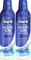 Enjuague Bucal para Llagas Oral-B 475 ml Menta, Paquete de 2 Enjuague Bucal para Llagas Oral-B 475 ml Menta, Paquete de 2