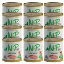 Enlatado cao np adulto sabor frango 280gr kit com 12