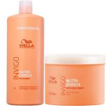 Enrich Nutri Condicionador 1l Mascára 500ml Lavatório Salão Secos e Ressecados Enrich Nutri Condicionador 1l Mascára 500ml Lavatório Salão Secos e Ressecados