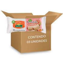 Enroladinho Goiaba Sem Glúten, Vegano, Sem Açúcar Natural Life contendo 3 pacotes de 65g cada