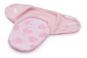 Enroladinho Manta Soft Cuero Bebê Cobertor Anti-alérgico