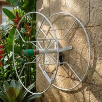 Enrolador de Mangueira para Jardim Suporte Engate Rápido em Aço Enrolador de Mangueira para Jardim Suporte Engate Rápido em Aço
