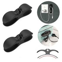 Enrolador Suporte Organizador Para Cabos Com 2 Peças PRETO