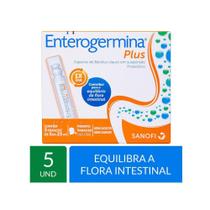 Enterogermina plus 4 bcfu/5ml x 5 frascos sanofi - Labyes