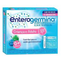 Enterogermina Probiótico Pediátrico e Adulto 2x ao Dia a partir de 6 Meses 5 Frascos 5ml Enterogermina Probiótico Pediátrico e Adulto 2x ao Dia a partir de 6 Meses 5 Frascos 5ml