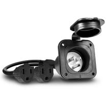 Entrada de alimentación True Mods 15A con brida 15 amperios 125V