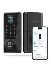 Entrada sem chave de impressão digital Smart Lock DESLOC D110 Plus preta