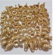 Entremeio Canequinha METAL - Bijuteria Extensor Pingente Pulseira 5mm Abertura P/fio-12