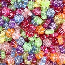 Entremeio flor colorido 8 mm com 40 gr mod 232