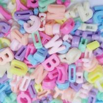Entremeio Letra Passante 12mm Candy Color Kit 200pç (57gr) Entremeio Letra Passante 12mm Candy Color Kit 200pç (57gr)